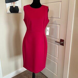 Calvin Klein, Sleeveless Dress, Fuchsia Pink, size 12 NWT